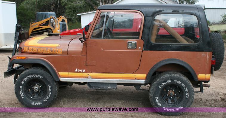image for item C3541 1981 Jeep CJ7 Renegade SUV