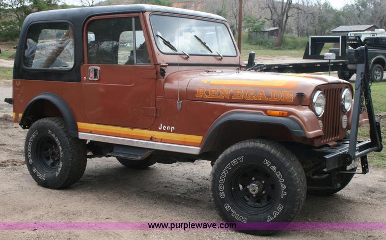 image for item C3541 1981 Jeep CJ7 Renegade SUV