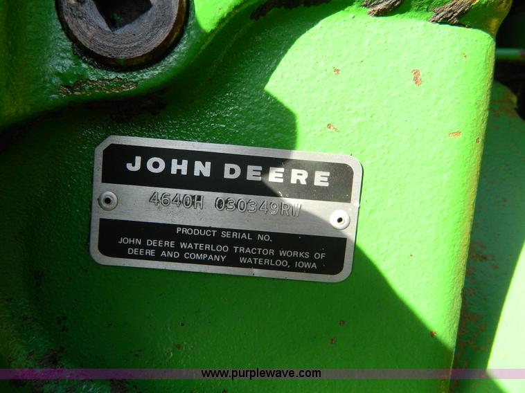 image for item D4477 1982 John Deere 4640 tractor