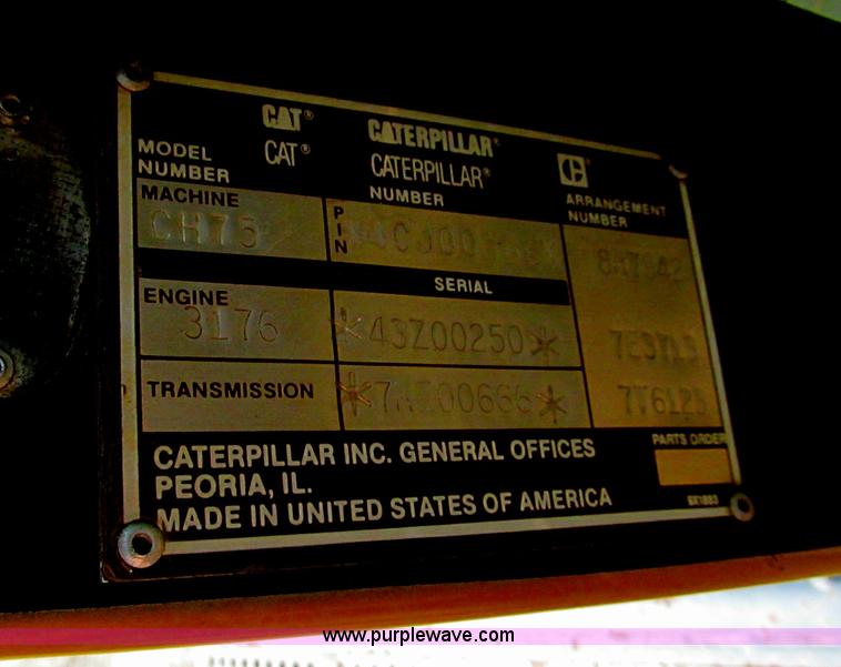 image for item E5515 Caterpillar Challenger 75 track tractor