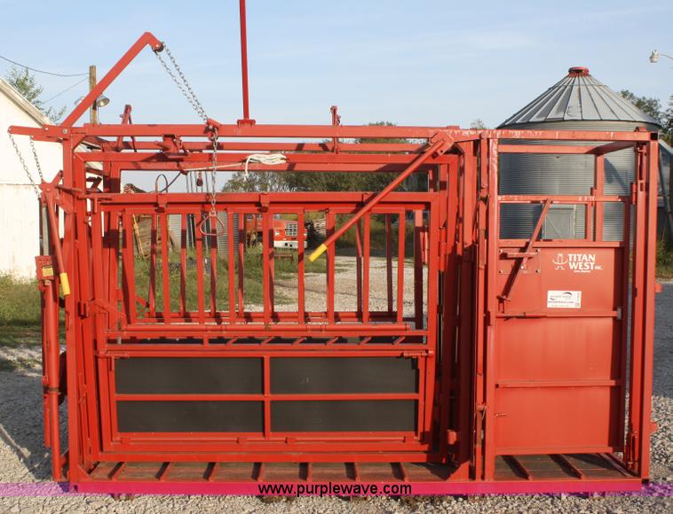 image for item F2609 Titan West Inc. cattle chute