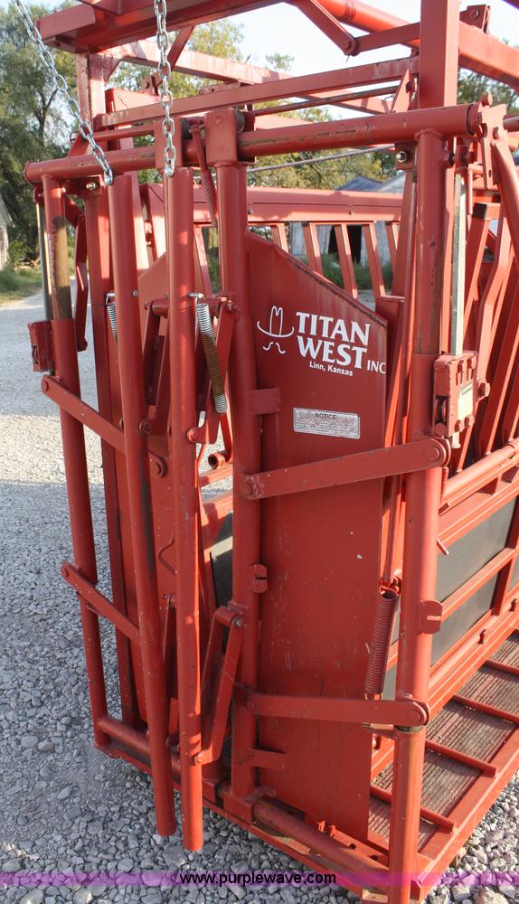 image for item F2609 Titan West Inc. cattle chute