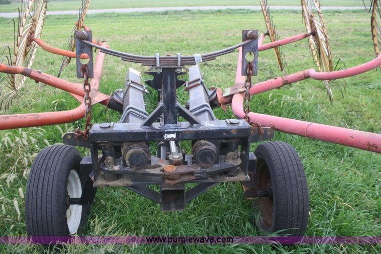 image for item F2681 10 wheel rake with Helderman cart