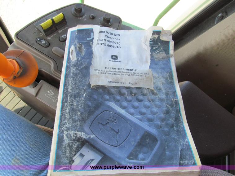 image for item I9798 2001 John Deere 9750 STS combine