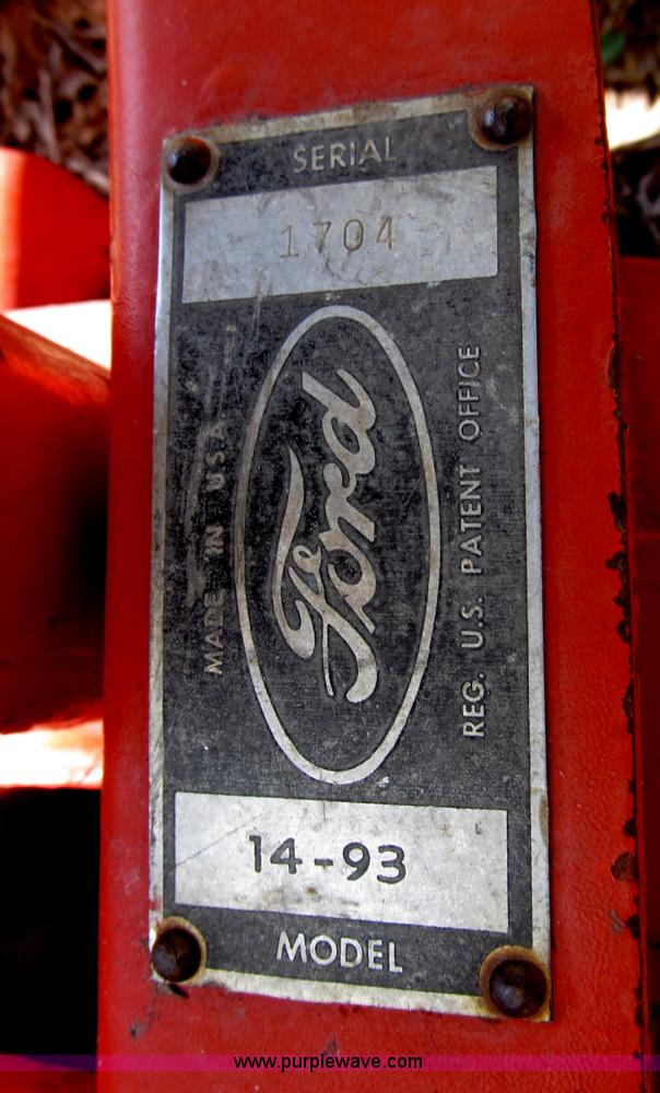 image for item K9602 Ford three point sickle bar mower