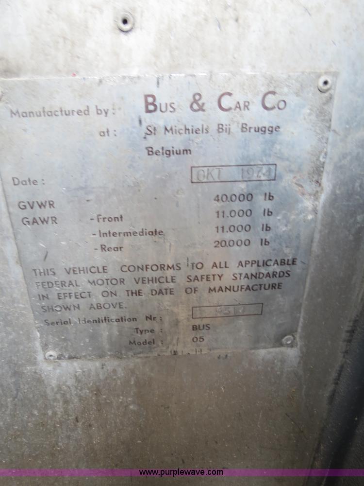 image for item B2487 1974 Eagle 40' bus