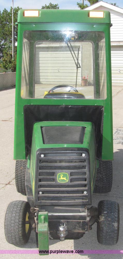 image for item B5227 2003 John Deere F725 front mount snow thrower/mower