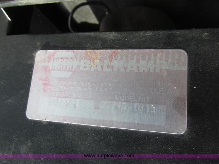 image for item B5227 2003 John Deere F725 front mount snow thrower/mower