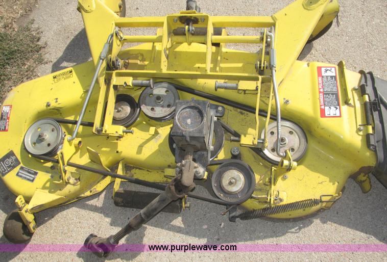 image for item B5227 2003 John Deere F725 front mount snow thrower/mower