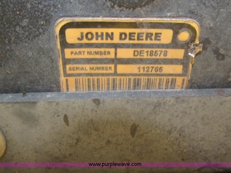 image for item B5227 2003 John Deere F725 front mount snow thrower/mower