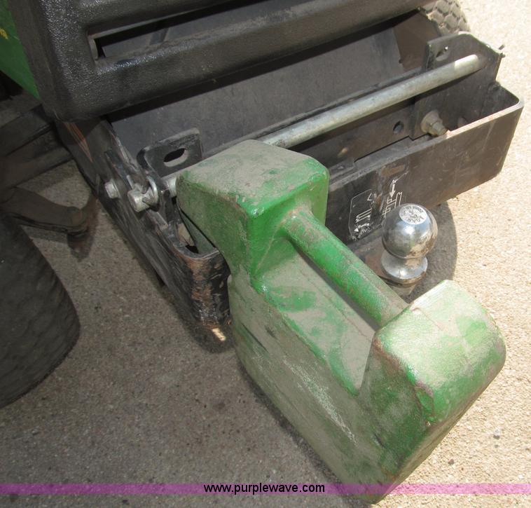 image for item B5227 2003 John Deere F725 front mount snow thrower/mower