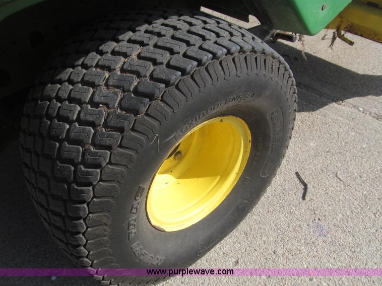 image for item B5227 2003 John Deere F725 front mount snow thrower/mower