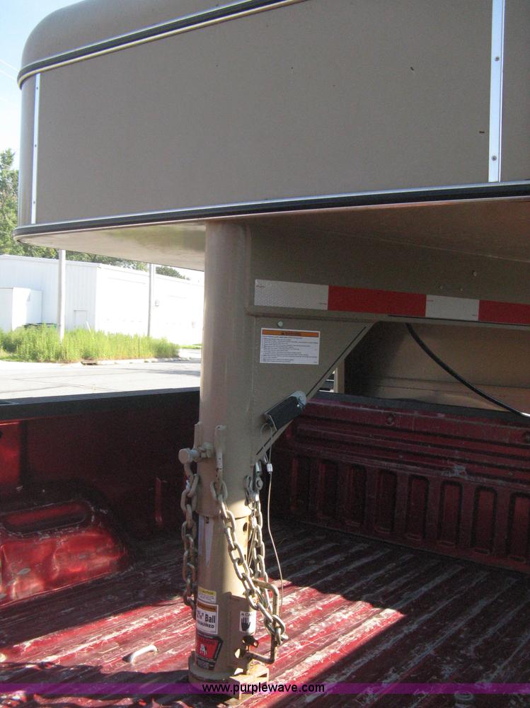 image for item B8146 2009 Circle D multi-purpose gooseneck flatbed trailer