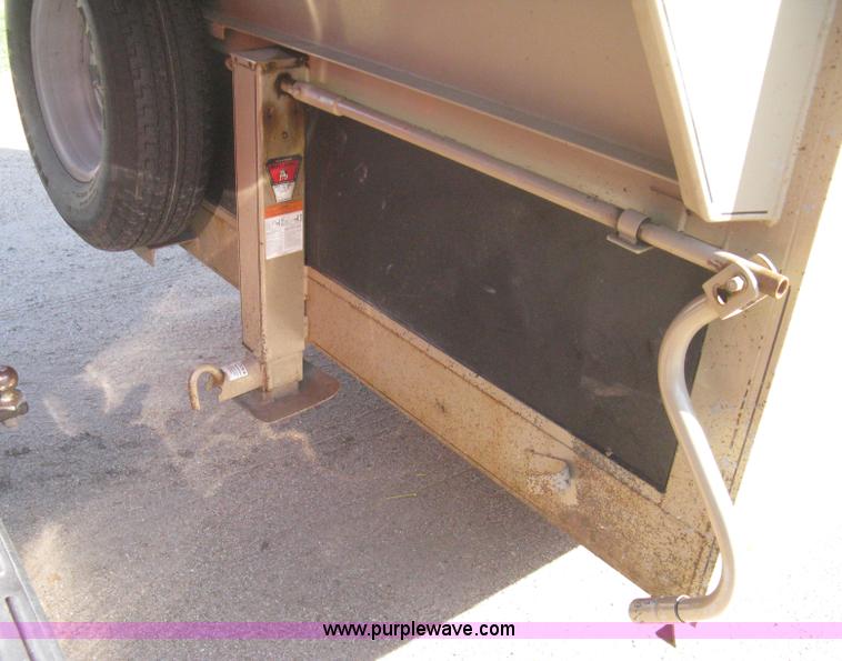 image for item B8146 2009 Circle D multi-purpose gooseneck flatbed trailer