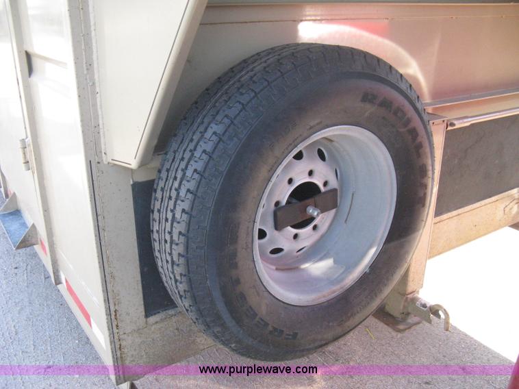 image for item B8146 2009 Circle D multi-purpose gooseneck flatbed trailer