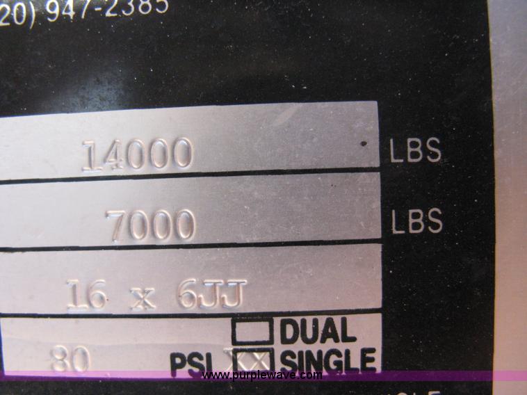 image for item B8146 2009 Circle D multi-purpose gooseneck flatbed trailer