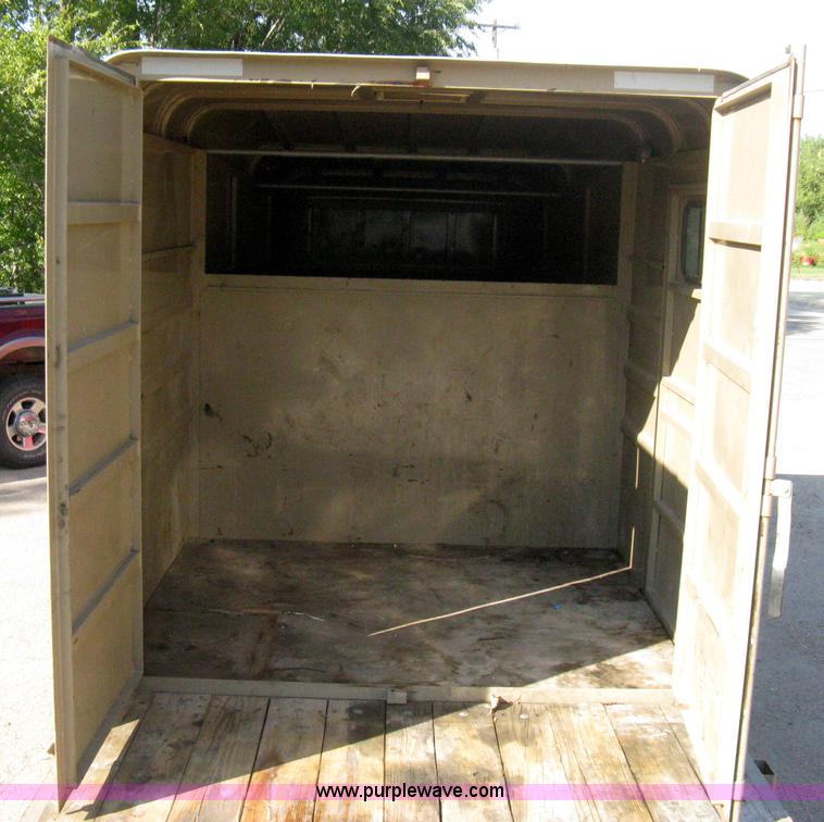 image for item B8146 2009 Circle D multi-purpose gooseneck flatbed trailer