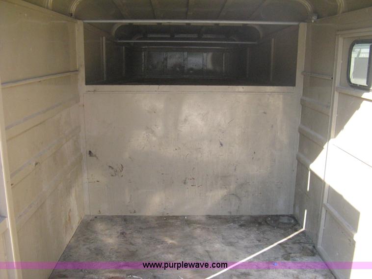 image for item B8146 2009 Circle D multi-purpose gooseneck flatbed trailer