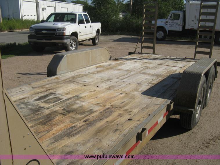 image for item B8146 2009 Circle D multi-purpose gooseneck flatbed trailer