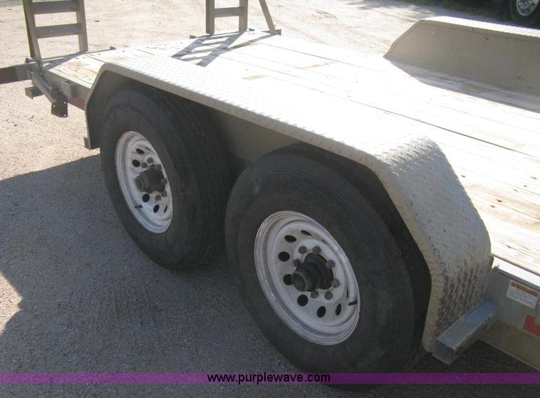 image for item B8146 2009 Circle D multi-purpose gooseneck flatbed trailer