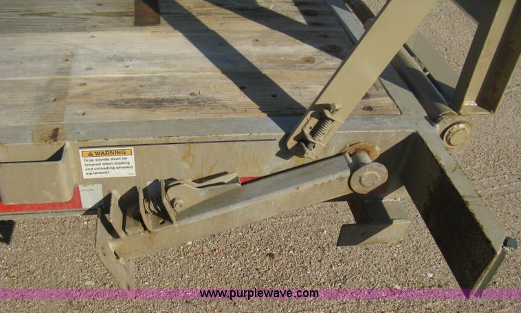 image for item B8146 2009 Circle D multi-purpose gooseneck flatbed trailer