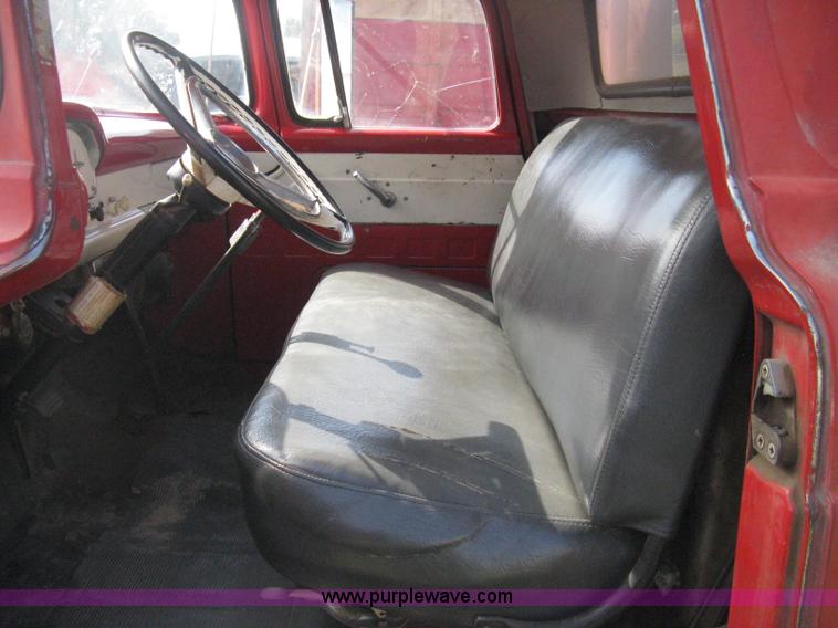image for item B8192 1960 Ford F600 custom cab dump bed grain truck