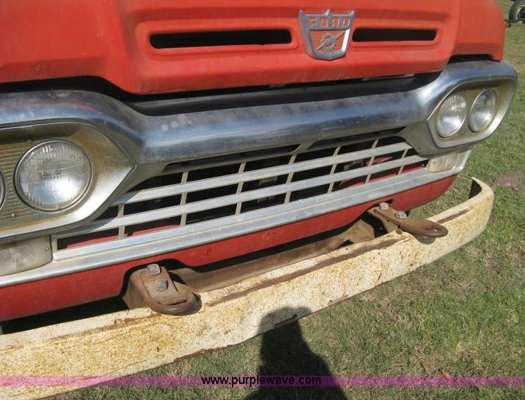 image for item B8192 1960 Ford F600 custom cab dump bed grain truck