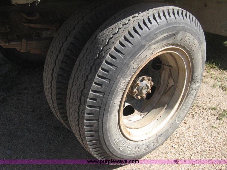 image for item B8192 1960 Ford F600 custom cab dump bed grain truck