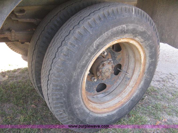 image for item B8192 1960 Ford F600 custom cab dump bed grain truck