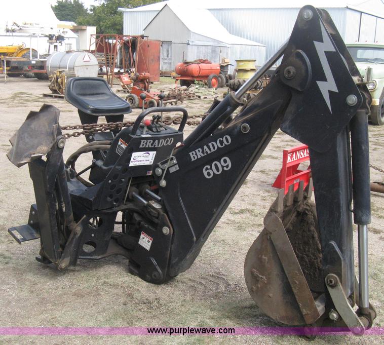 image for item B8195 Bradco 609 backhoe skid steer attachment
