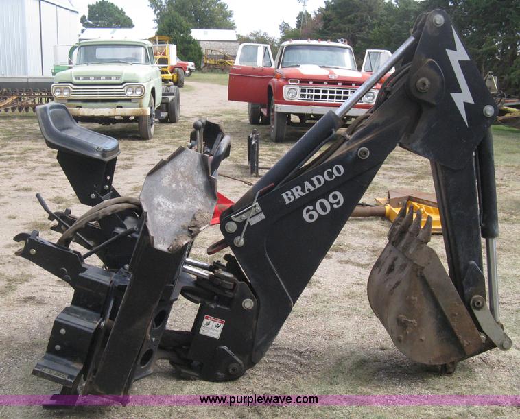 image for item B8195 Bradco 609 backhoe skid steer attachment
