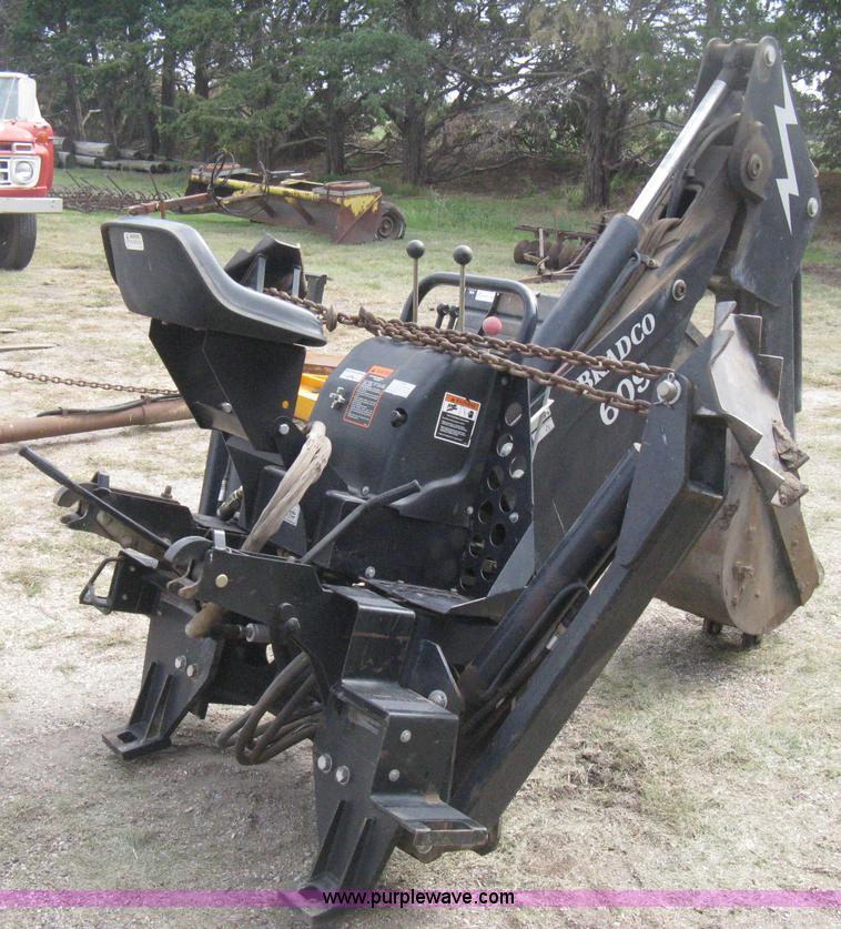 image for item B8195 Bradco 609 backhoe skid steer attachment