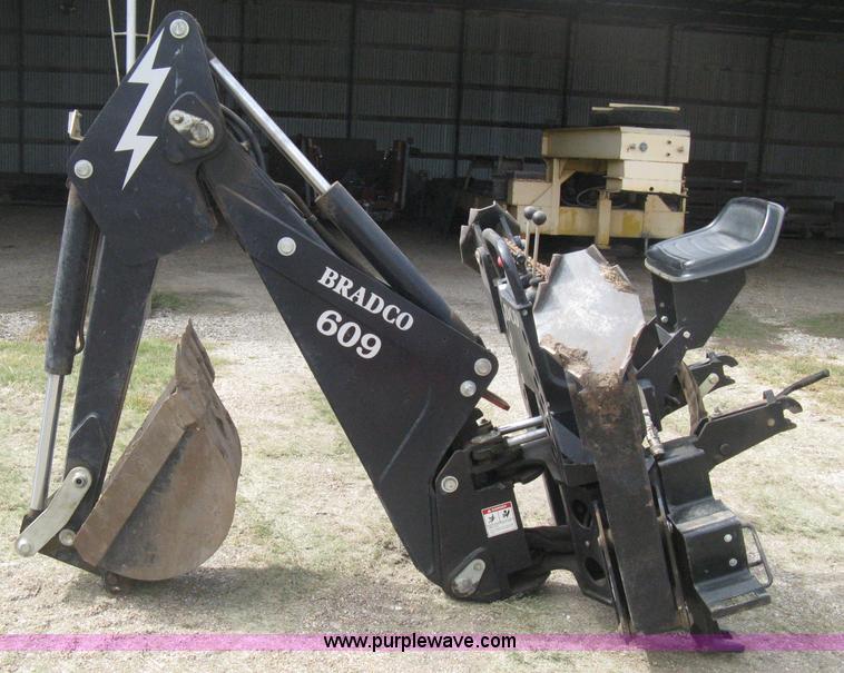 image for item B8195 Bradco 609 backhoe skid steer attachment