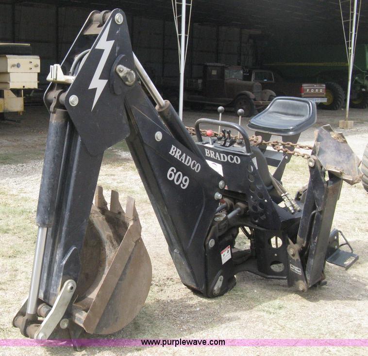image for item B8195 Bradco 609 backhoe skid steer attachment