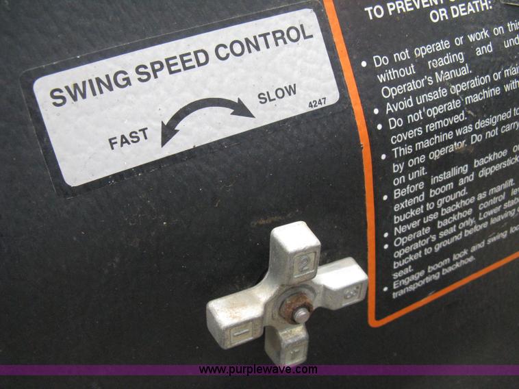 image for item B8195 Bradco 609 backhoe skid steer attachment