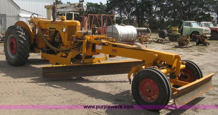 image for item B8196 Minneapolis Moline U tractor/custom design motor grader
