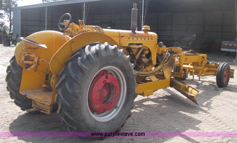 image for item B8196 Minneapolis Moline U tractor/custom design motor grader