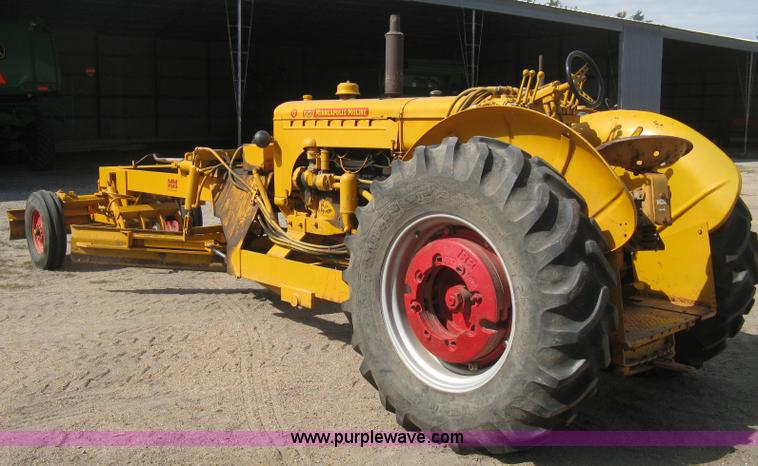 image for item B8196 Minneapolis Moline U tractor/custom design motor grader