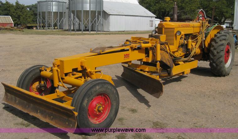 image for item B8196 Minneapolis Moline U tractor/custom design motor grader