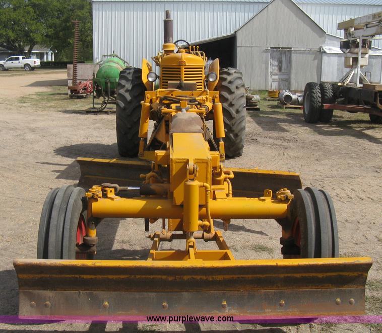 image for item B8196 Minneapolis Moline U tractor/custom design motor grader