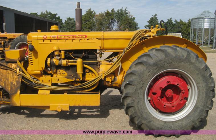 image for item B8196 Minneapolis Moline U tractor/custom design motor grader