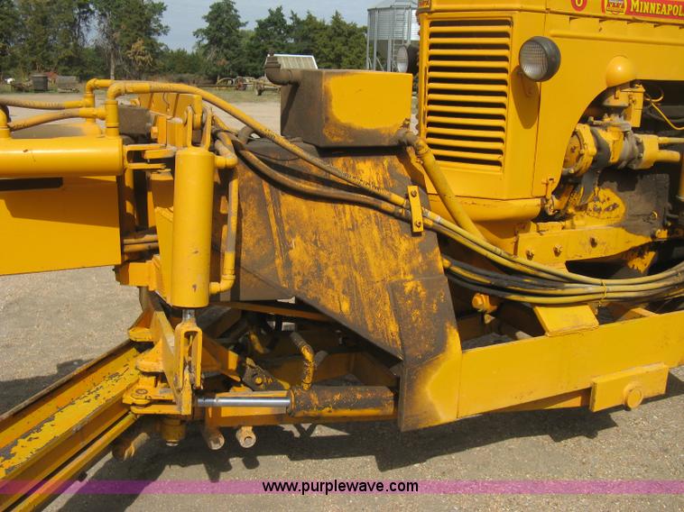 image for item B8196 Minneapolis Moline U tractor/custom design motor grader