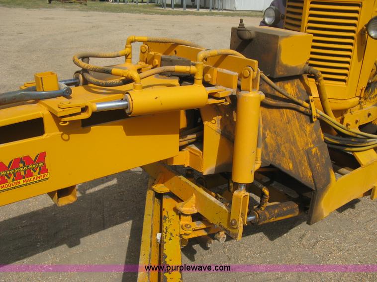 image for item B8196 Minneapolis Moline U tractor/custom design motor grader