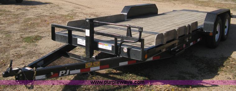 image for item B8303 2010 PJ tilt flatbed trailer