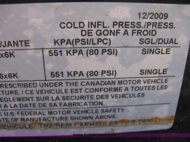 image for item B8303 2010 PJ tilt flatbed trailer