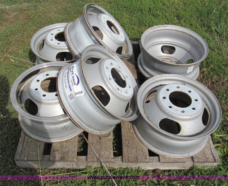 image for item E5556 (6) eight hole one ton wheels