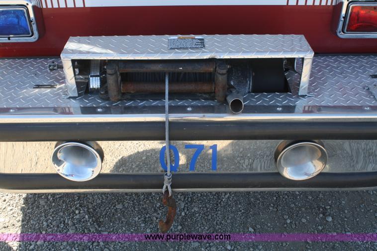 image for item F2526 1989 Federal Motors Emergency One Hurricane firetruck