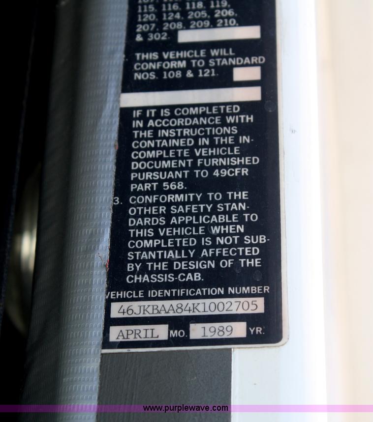 image for item F2526 1989 Federal Motors Emergency One Hurricane firetruck