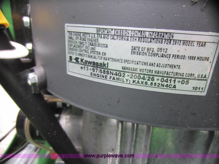 image for item H9836 2010 John Deere Z930A commercial lawn mower