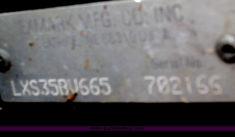 image for item H9837 2007 Ex Mark commercial lawn mower